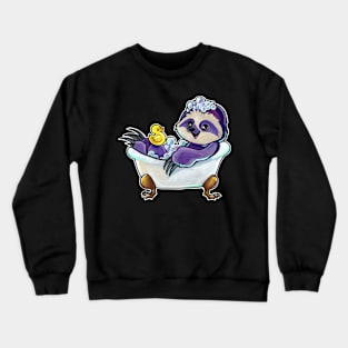 Bath time sloth Crewneck Sweatshirt